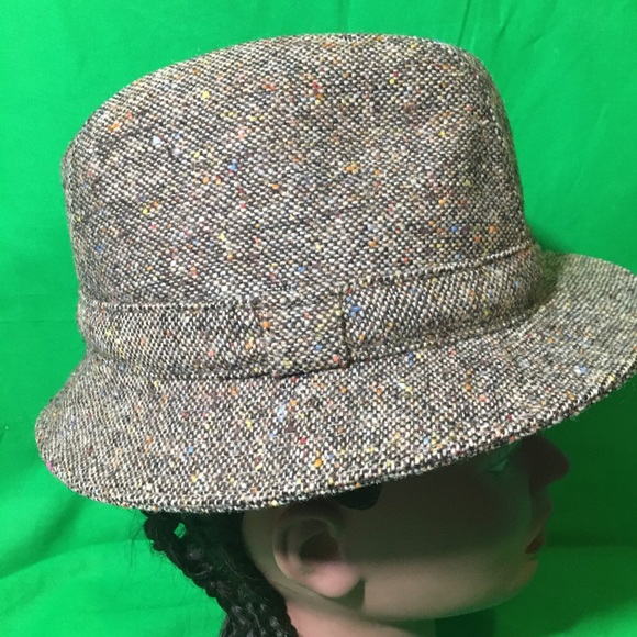 Vintage Donegal Tweed Fedora Hat - Picture 4 of 8
